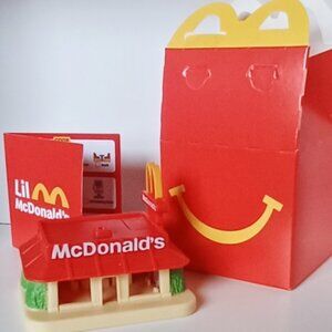 2025 Lil McDonalds Happy Meal Toy #2 McDonalds Restaurant Miniature Building